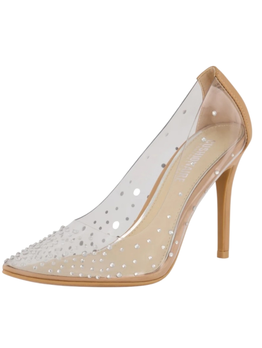 Cushionaire Glam Rhinestone Wedding Prom Formal Heels Size 8.5